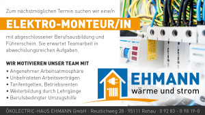 Stellenangebot Elektromonteur/in